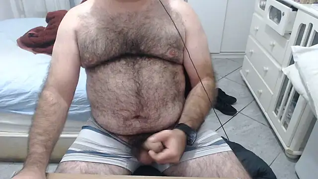 Show de MysterBearMG na webcam