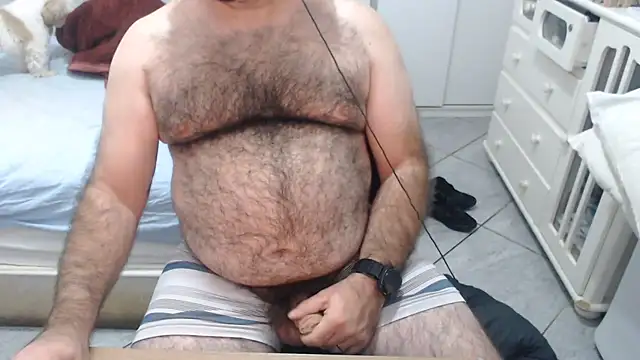 Show de MysterBearMG na webcam