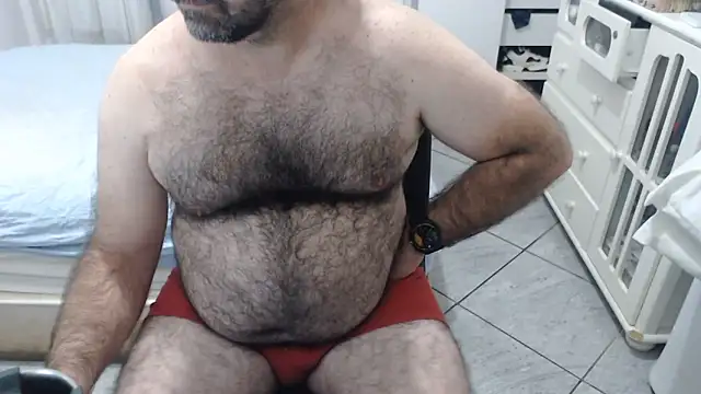 Show de MysterBearMG na webcam