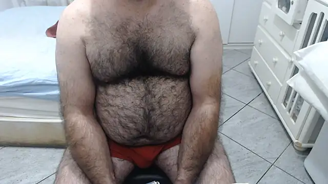 Show de MysterBearMG na webcam