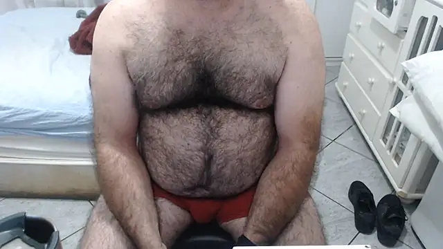 Show de MysterBearMG na webcam