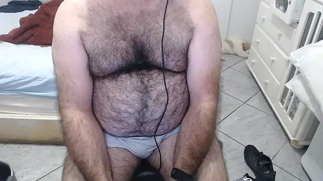Show de MysterBearMG na webcam