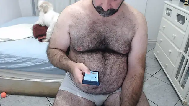 Show de MysterBearMG na webcam