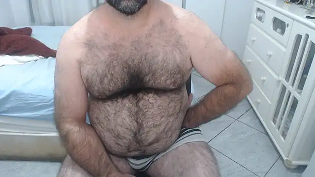 Show de MysterBearMG na webcam