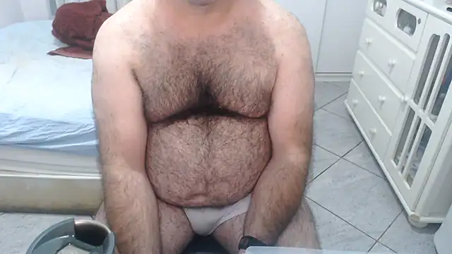 Show de MysterBearMG na webcam