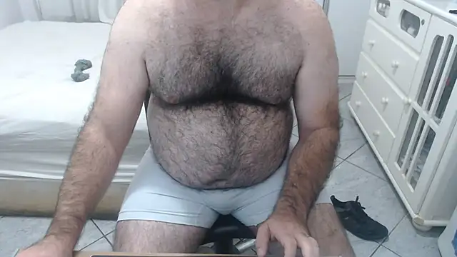 Show de MysterBearMG na webcam