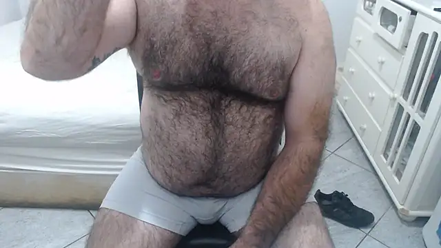 Show de MysterBearMG na webcam