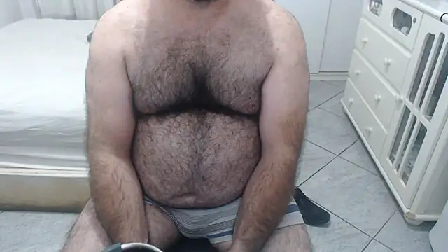Show de MysterBearMG na webcam