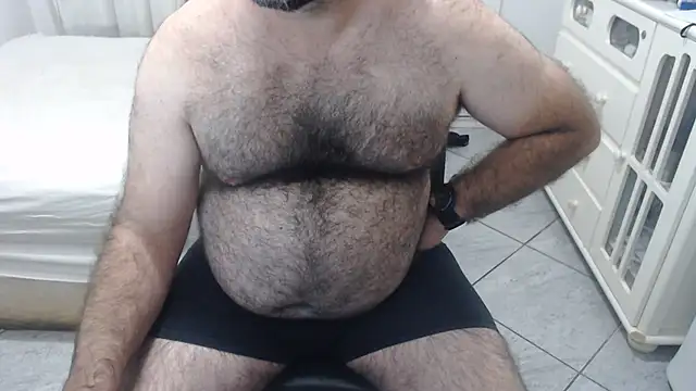 Show de MysterBearMG na webcam