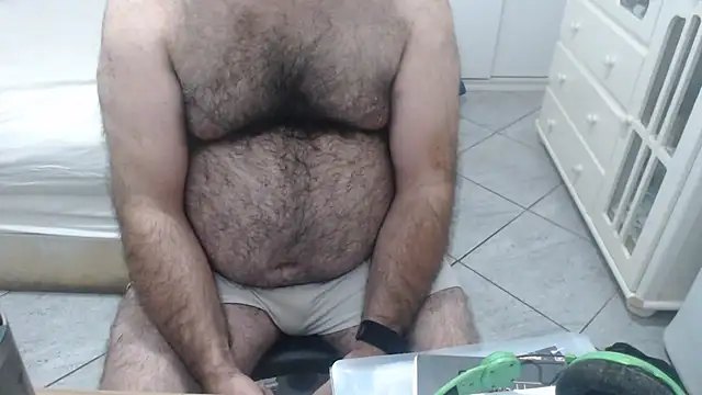Show de MysterBearMG na webcam