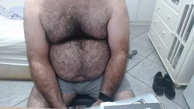 Show de MysterBearMG na webcam