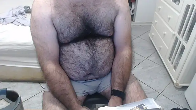 Show de MysterBearMG na webcam