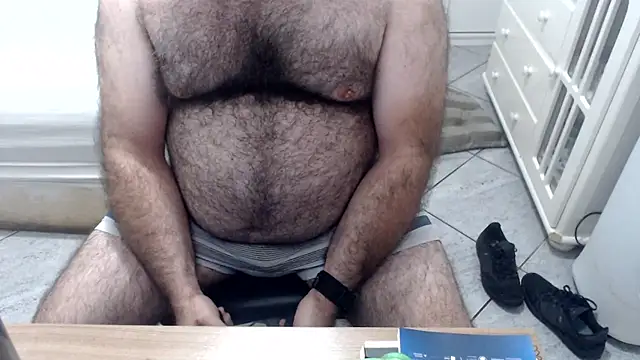 Show de MysterBearMG na webcam