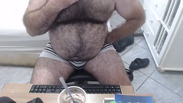 Show de MysterBearMG na webcam