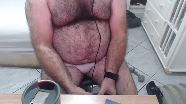 Show de MysterBearMG na webcam