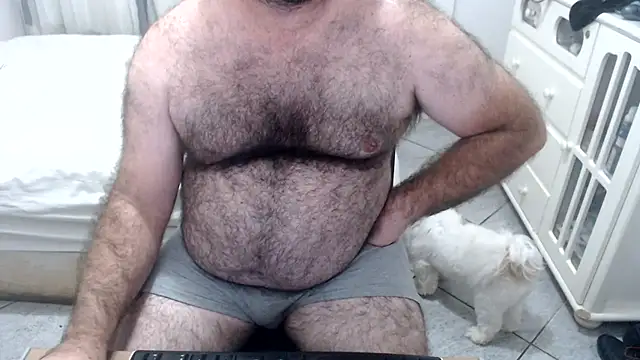 Show de MysterBearMG na webcam