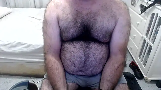Show de MysterBearMG na webcam