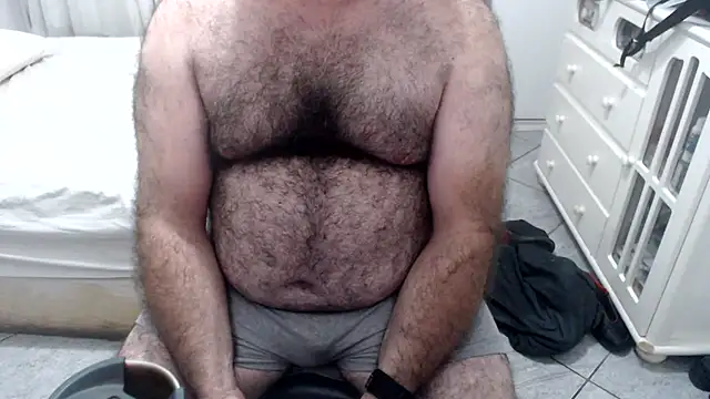 Show de MysterBearMG na webcam