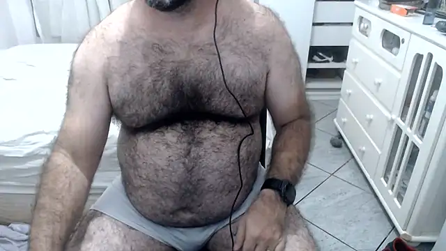 Show de MysterBearMG na webcam