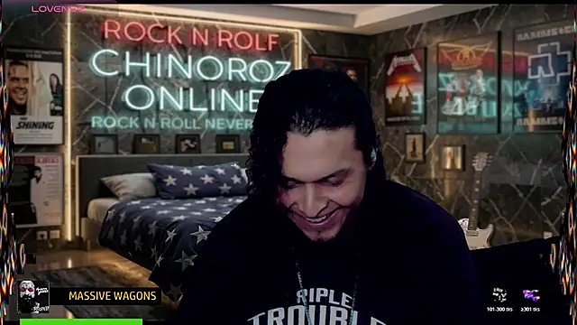 chino_roz 网络视讯表演