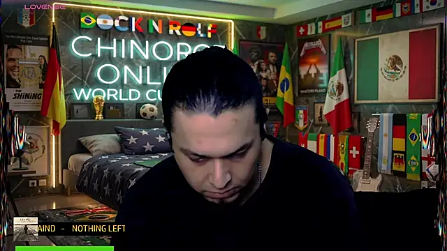 chino_roz: διαδικτυακό σόου στην κάμερα