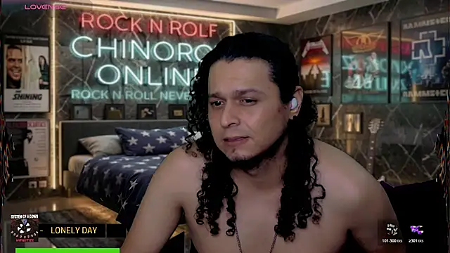 chino_roz: διαδικτυακό σόου στην κάμερα