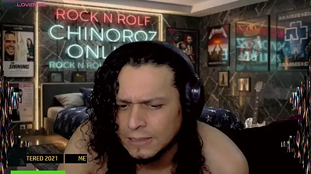 chino_roz: διαδικτυακό σόου στην κάμερα
