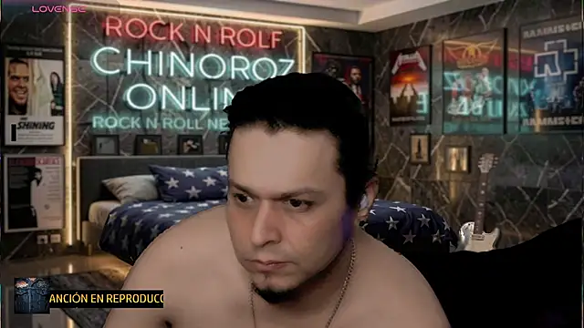 chino_roz: διαδικτυακό σόου στην κάμερα