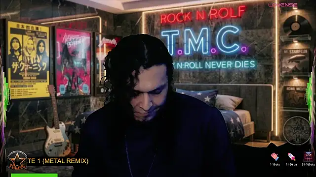 chino_roz: διαδικτυακό σόου στην κάμερα