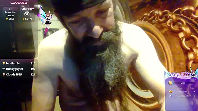 הופעת וובקאם של sit-on-my-beard