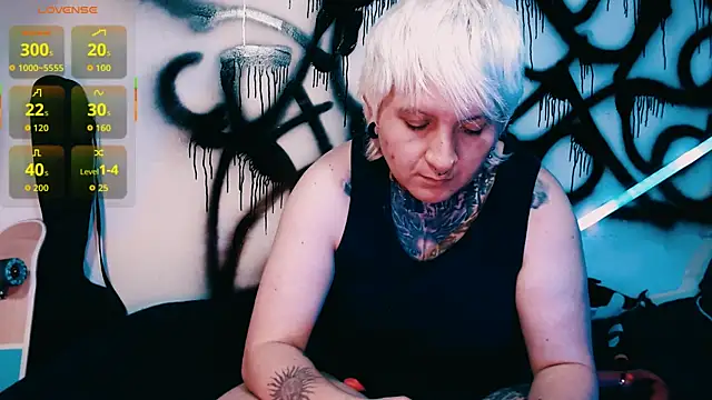 Show modela Marieblueeyes na web-kameri