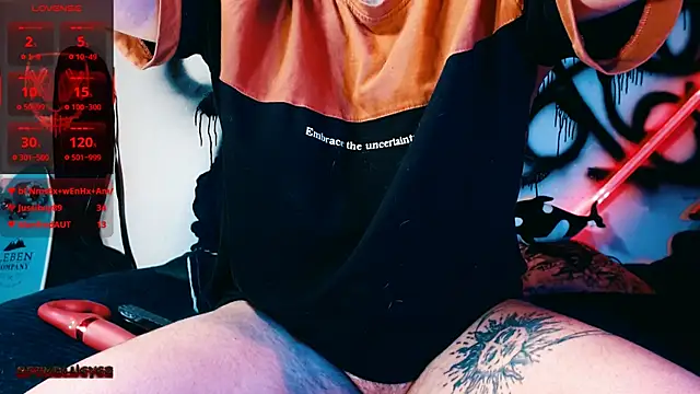 Show modela Marieblueeyes na web-kameri