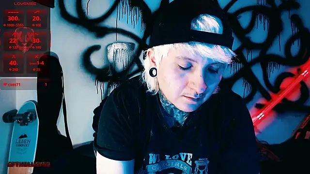 Marieblueeyes webkamerás műsora