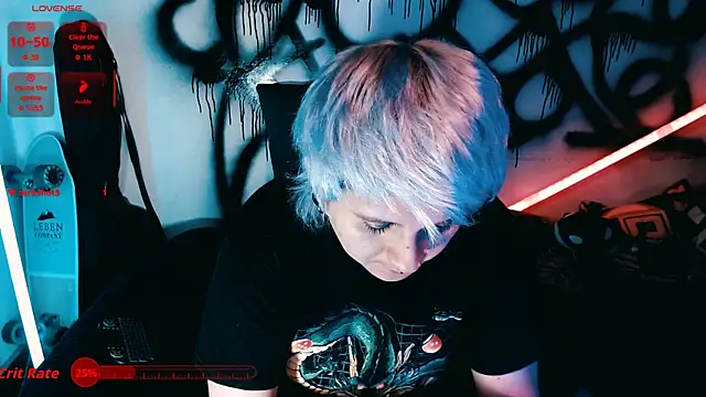 Show de Marieblueeyes na webcam