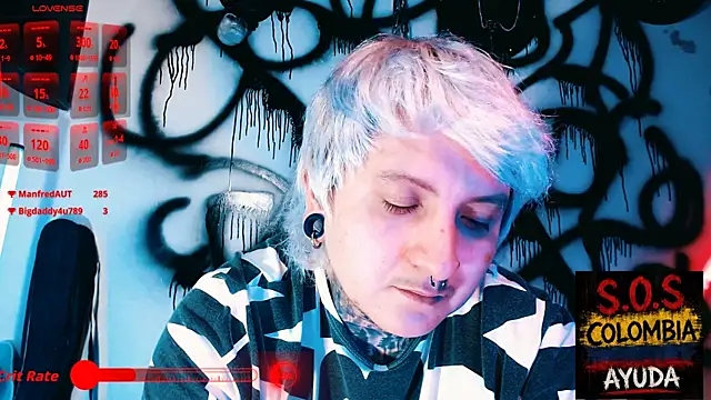 Show de Marieblueeyes na webcam