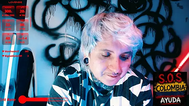 Show de Marieblueeyes na webcam