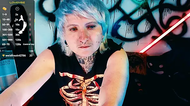 Show modela Marieblueeyes na web-kameri