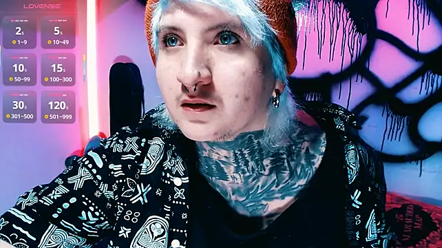 הופעת וובקאם של Marieblueeyes