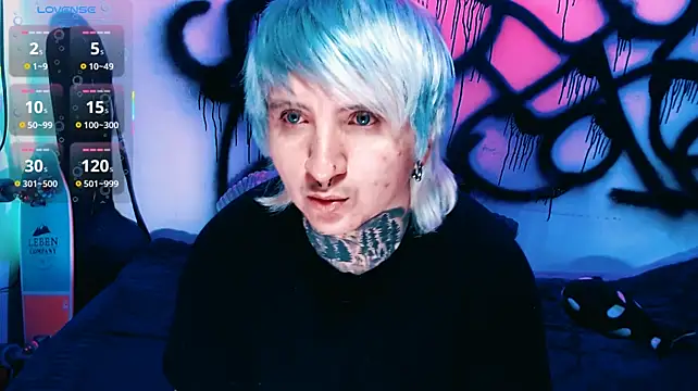 הופעת וובקאם של Marieblueeyes