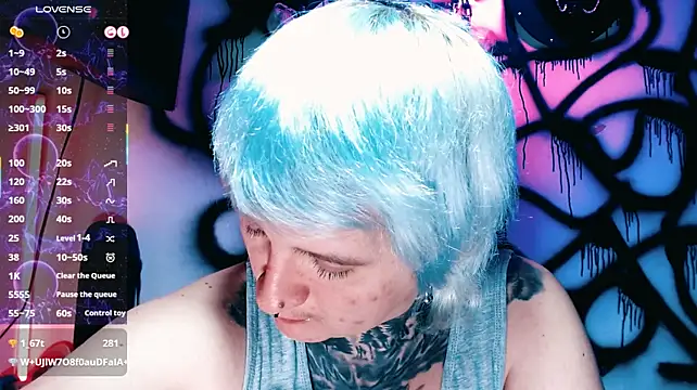 Marieblueeyes webkamerás műsora