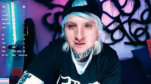 Show de Marieblueeyes na webcam