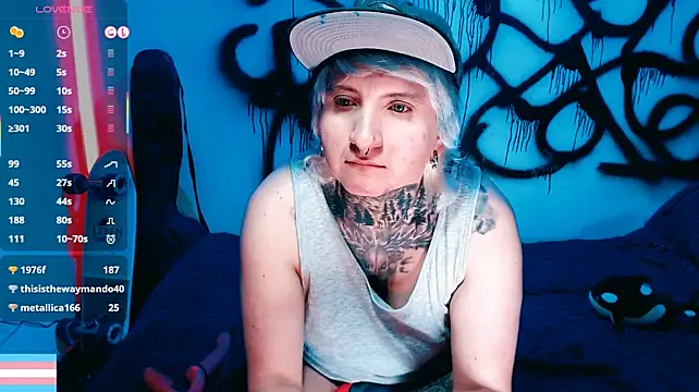 הופעת וובקאם של Marieblueeyes