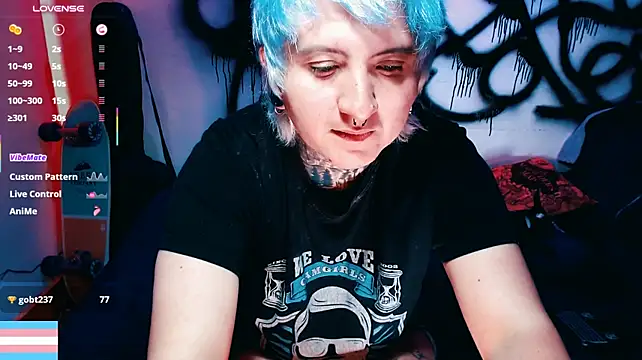 Show de Marieblueeyes na webcam