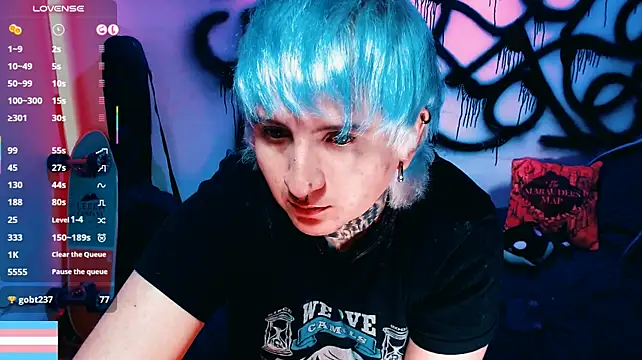 Show modela Marieblueeyes na web-kameri