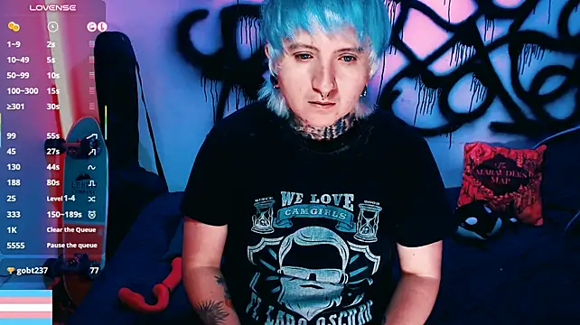 הופעת וובקאם של Marieblueeyes