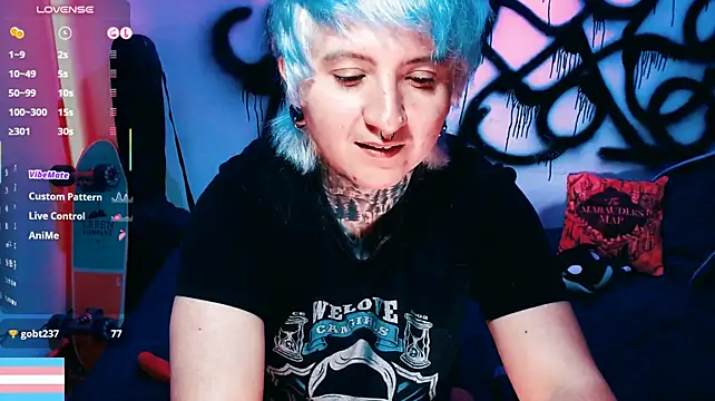 הופעת וובקאם של Marieblueeyes