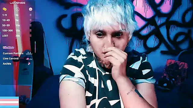 Show modela Marieblueeyes na web-kameri
