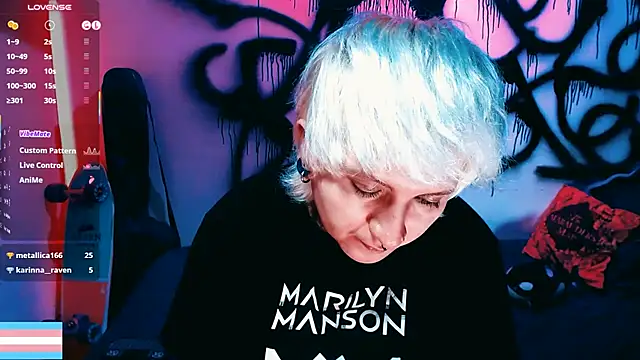 Show de Marieblueeyes na webcam