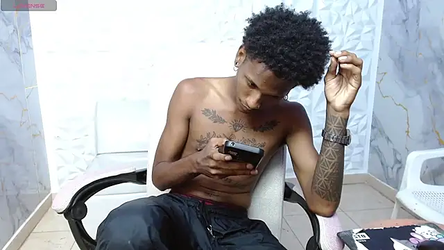 Show de ManSant na webcam