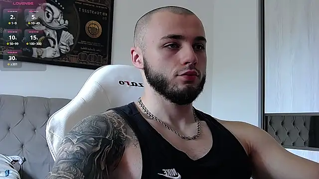 Show modela PaulGrow na web-kameri